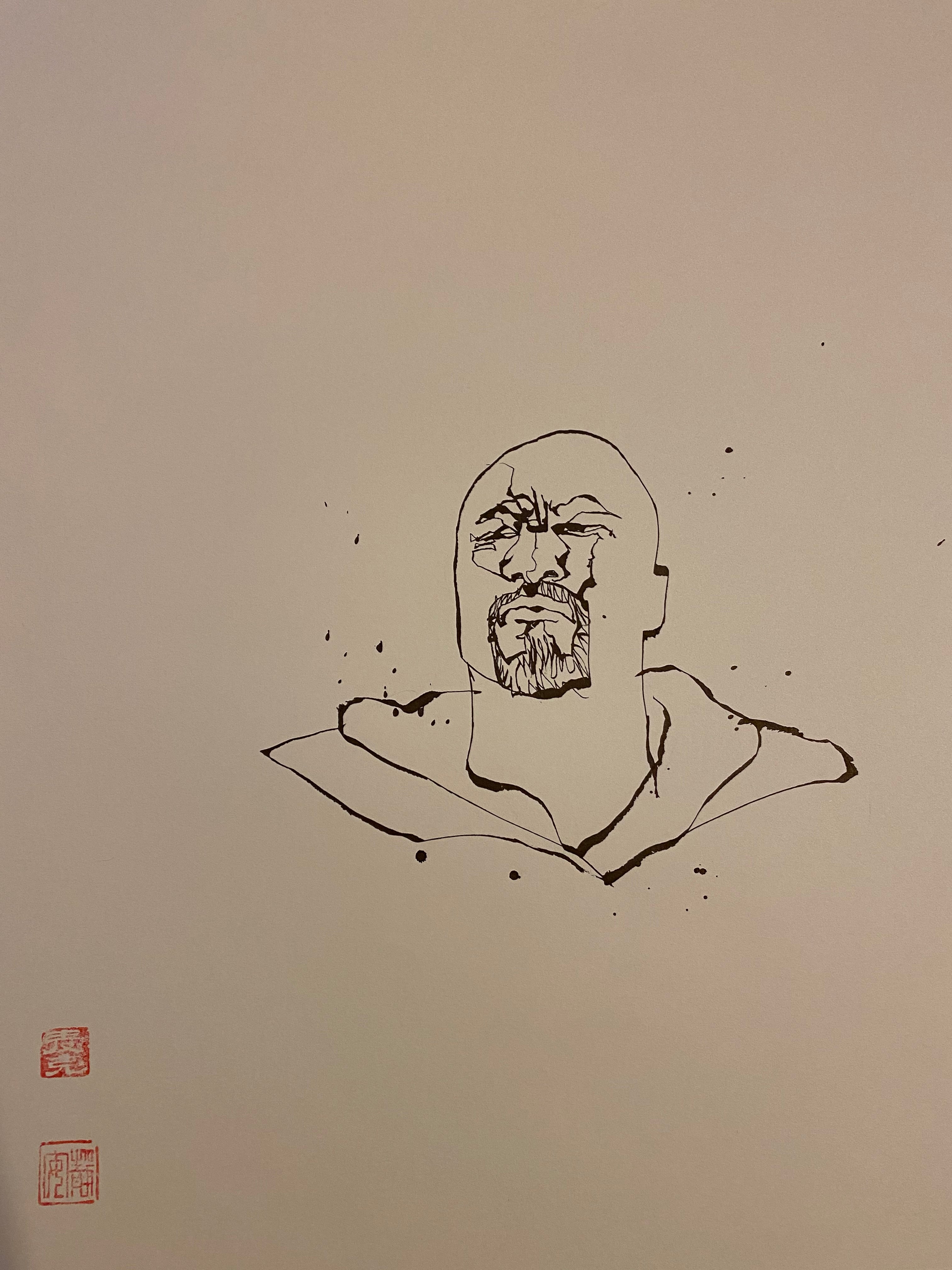 David Mack Original Art Jessica Jones #18 Cover Published Luke Cage Ink Layer