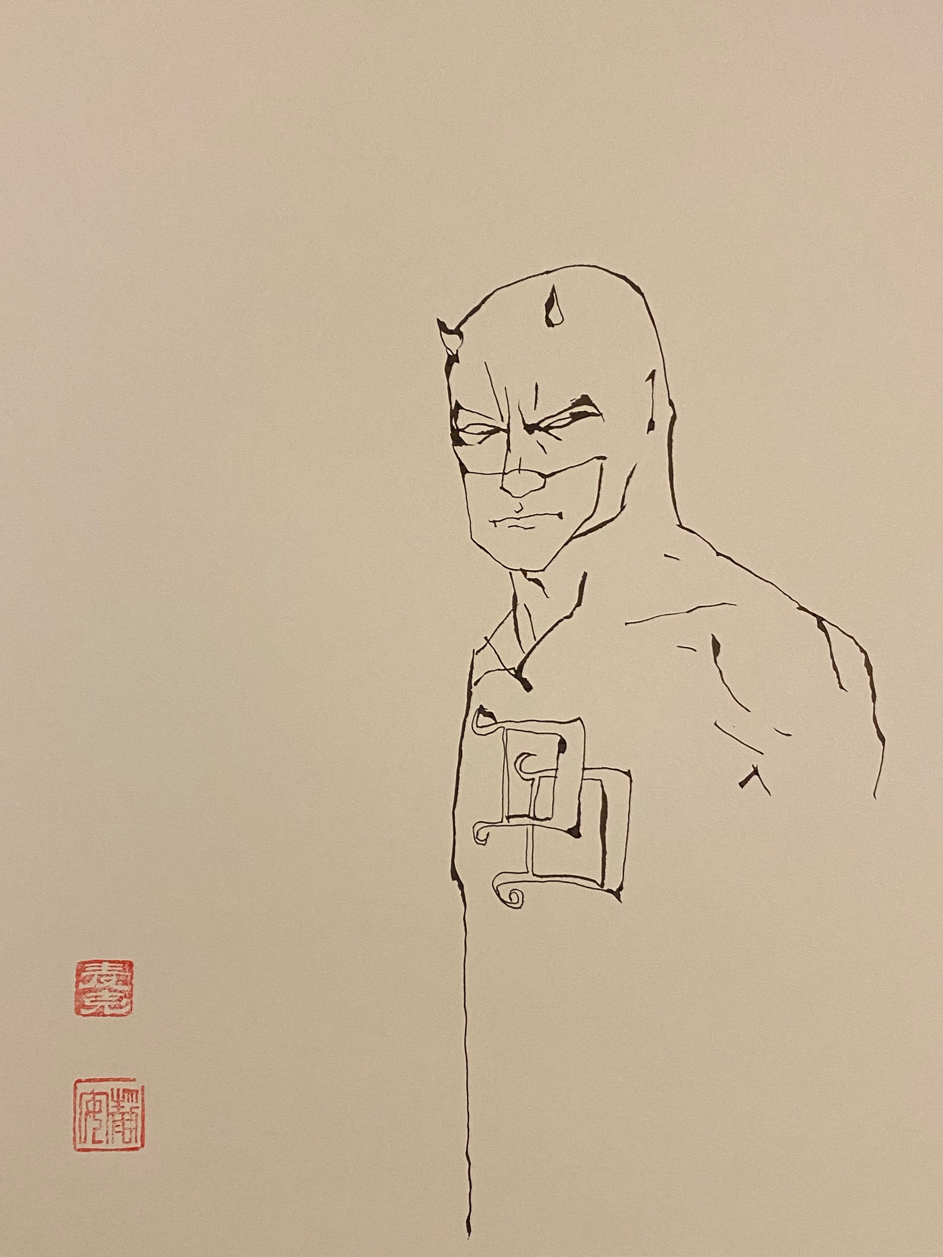 David Mack Original Art Jessica Jones #18 Cover Published Daredevil Ink Layer