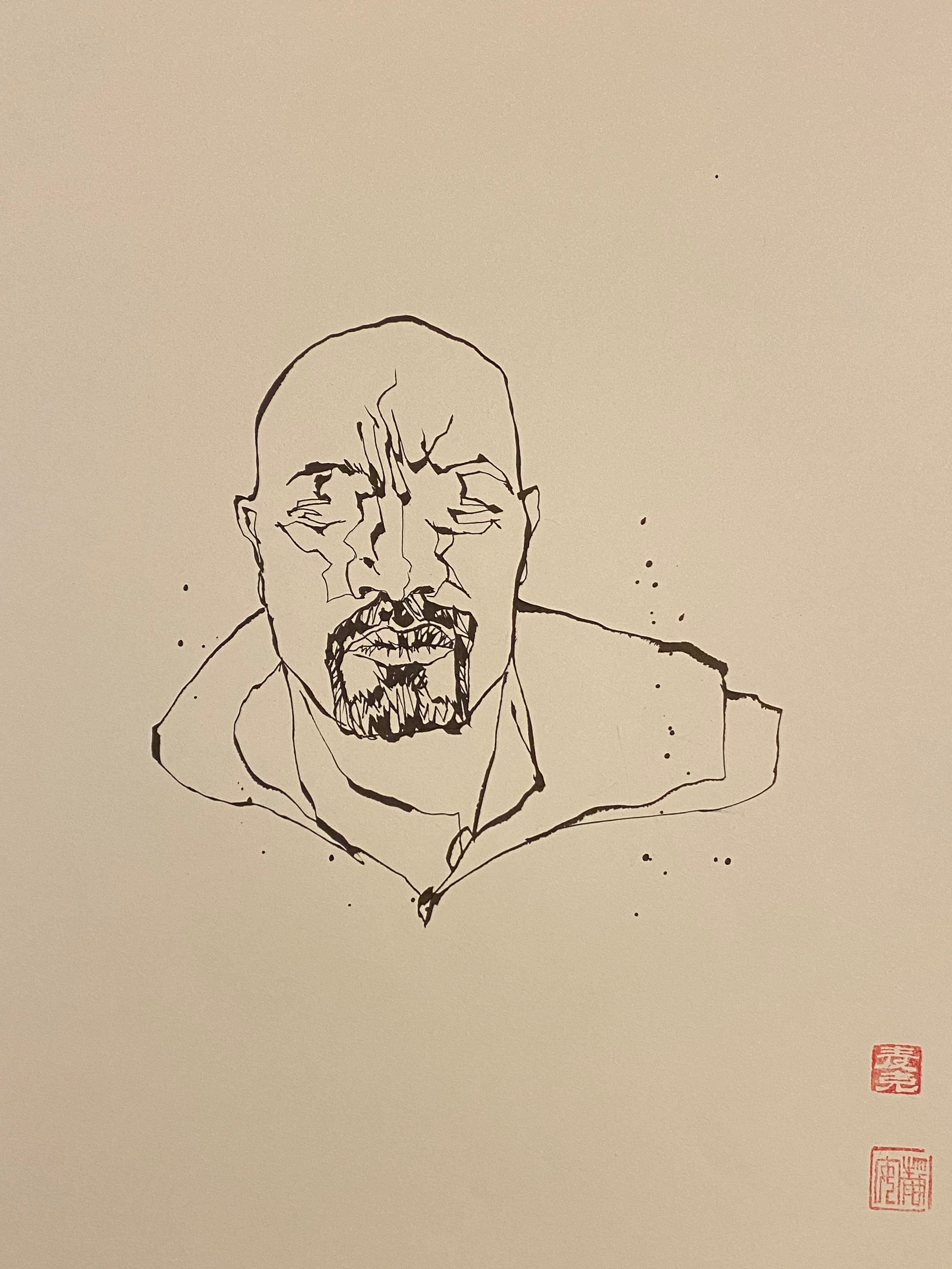 David Mack Original Art Jessica Jones #11 Cover Published Luke Cage Ink Layer