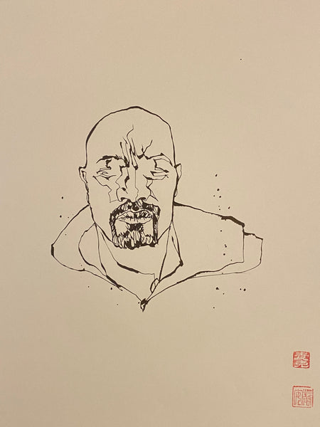 David Mack Original Art Jessica Jones #11 Cover Published Luke Cage Ink Layer