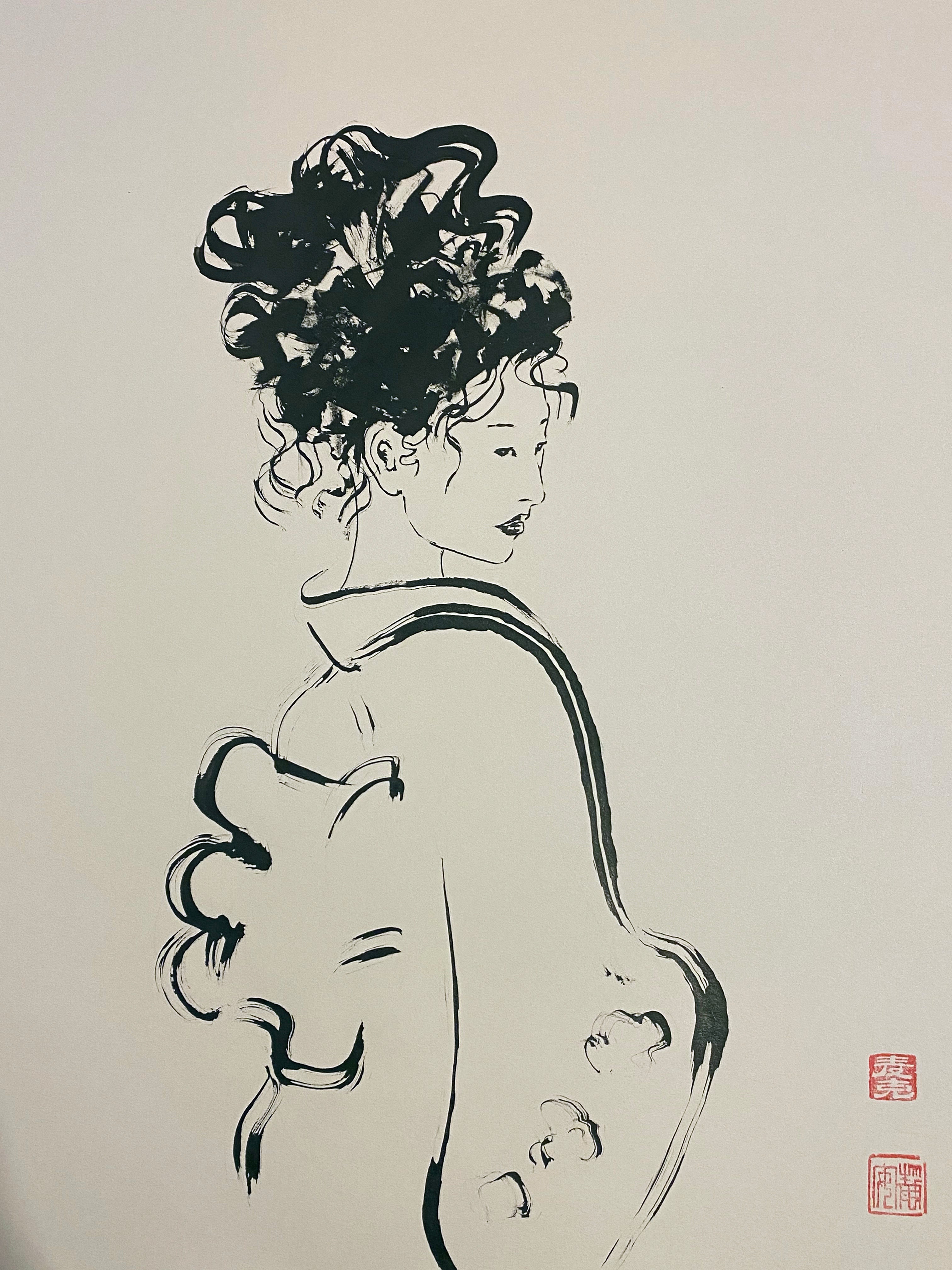 David Mack Original Art Everything Beautiful is Far Away Published Film Art Samurai 2