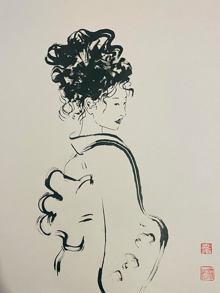 David Mack Original Art Everything Beautiful is Far Away Published Film Art Samurai 2