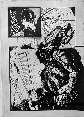 Alex Maleev Original Art Alien vs Predator: Eternal (1999) Page Reference 56