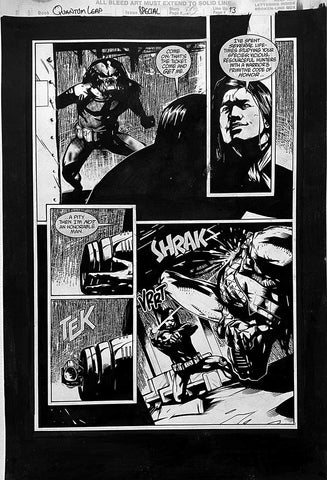 Alex Maleev Original Art Alien vs Predator: Eternal (1999) Page Reference 67