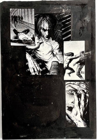 Alex Maleev Original Art Crow (1990's) Page Reference 53
