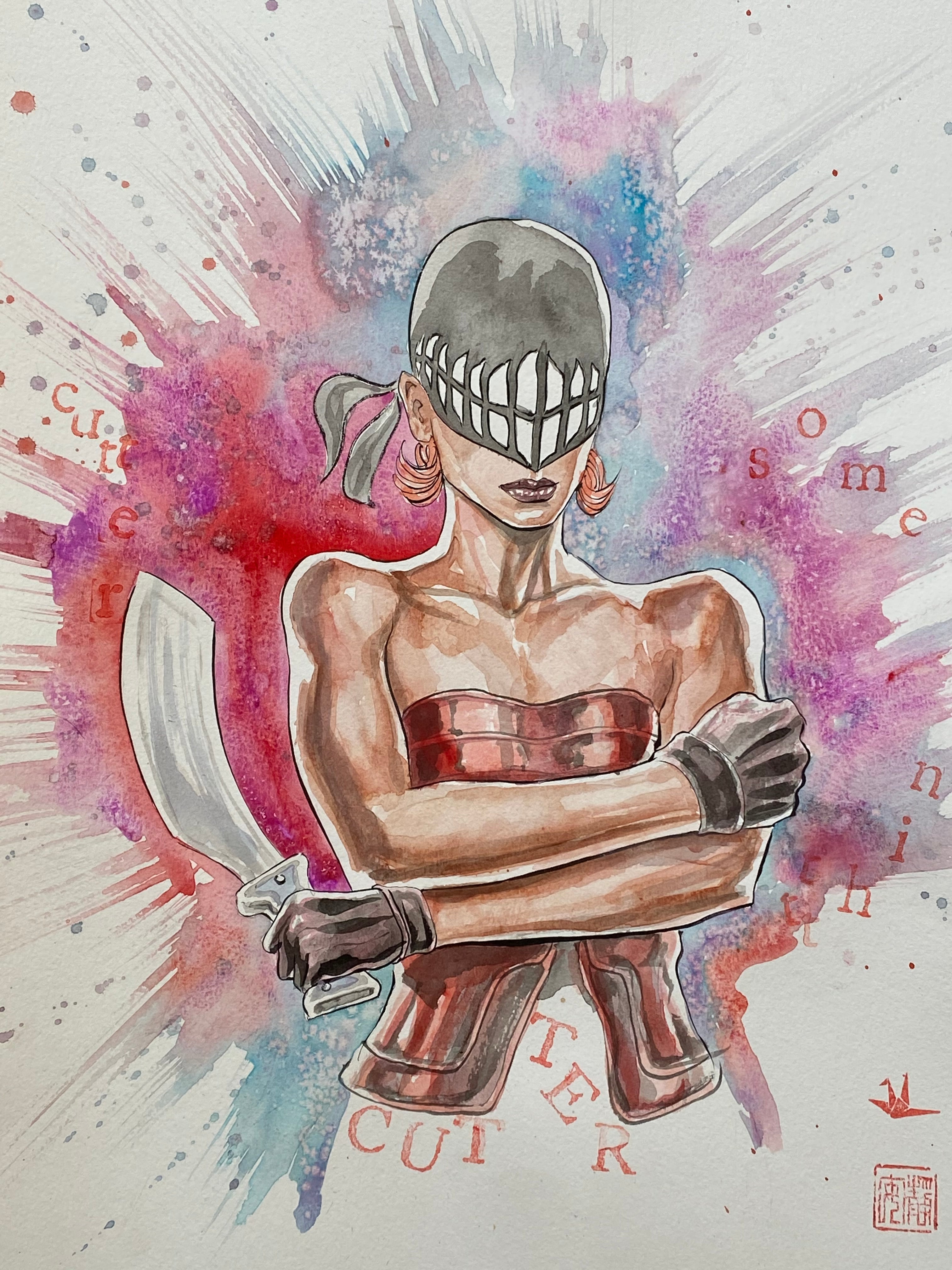 David Mack Original Art Something is Killing the Children #25 Unused Cover / Study