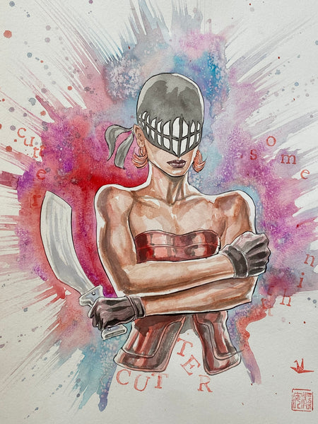 David Mack Original Art Something is Killing the Children #25 Unused Cover / Study