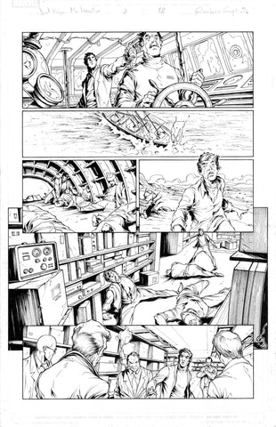 Gianluca Gugliotta Original Art Dark Reign: Mister Negative #3 Page 12
