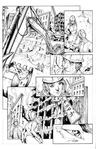 Gianluca Gugliotta Original Art Dark Reign: Mister Negative #3 Page 21