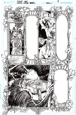 Guillem March Original Art Justice League Dark #1 Page 8