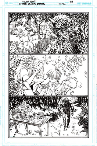 Guillem March Original Art Justice League Dark #1 Page 20