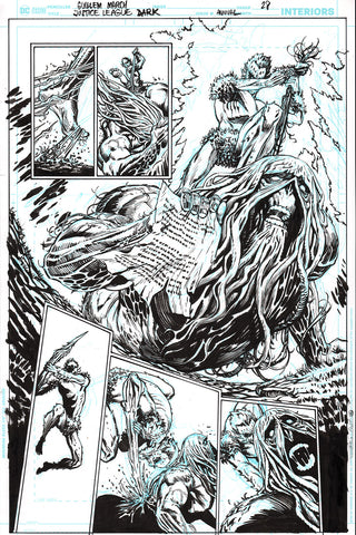 Guillem March Original Art Justice League Dark #1 Page 28