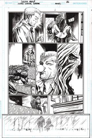 Guillem March Original Art Justice League Dark #1 Page 36