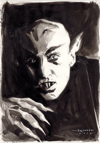 Ricardo Drumond Original Art Nosferatu Illustration