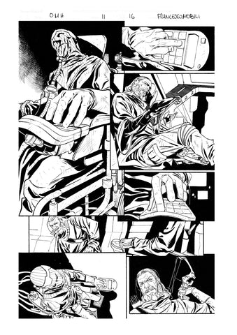 Francesco Mobili Original Art Old Man Hawkeye #11 Page 16