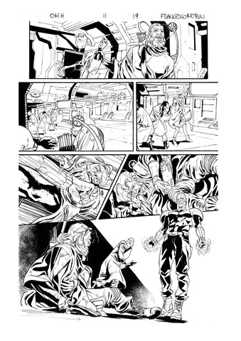 Francesco Mobili Original Art Old Man Hawkeye #11 Page 19