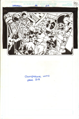 Paco Diaz Original Art Deadpool #34 Page 21