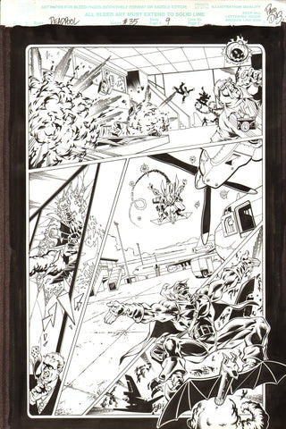 Paco Diaz Original Art Deadpool #35 Page 9