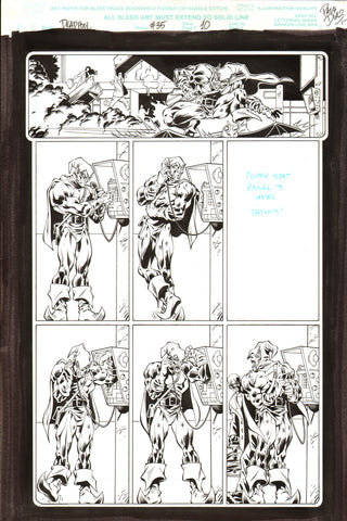 Paco Diaz Original Art Deadpool #35 Page 10