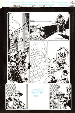 Paco Diaz Original Art Deadpool #35 Page 11