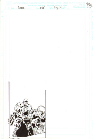 Paco Diaz Original Art Deadpool #35 Page 18 Panel