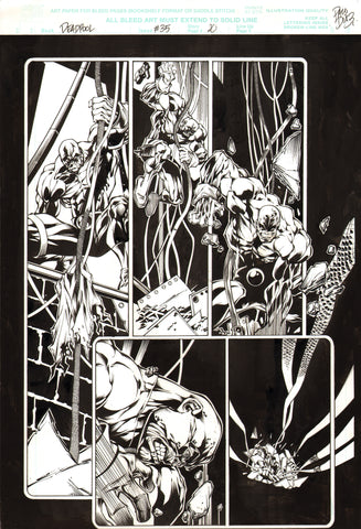 Paco Diaz Original Art Deadpool #35 Page 20