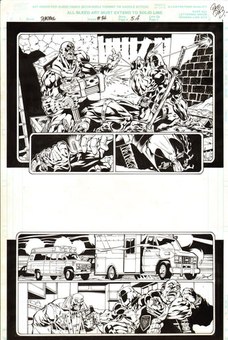 Paco Diaz Original Art Deadpool #36 Page 5