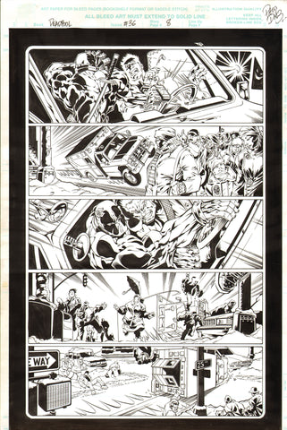 Paco Diaz Original Art Deadpool #36 Page 8