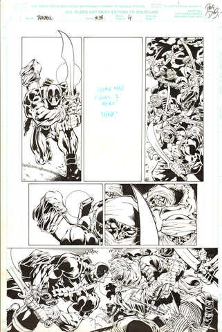 Paco Diaz Original Art Deadpool #38 Page 4