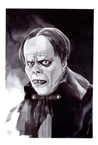 Guillaume Martinez Original Art Phantom of the Opera Horror Collection Illustration