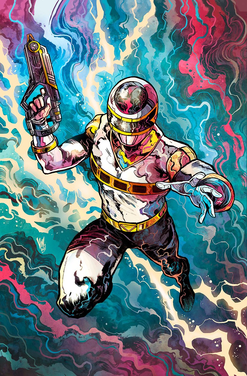 Vincenzo Riccardi Original Art Power Rangers #22 Cover