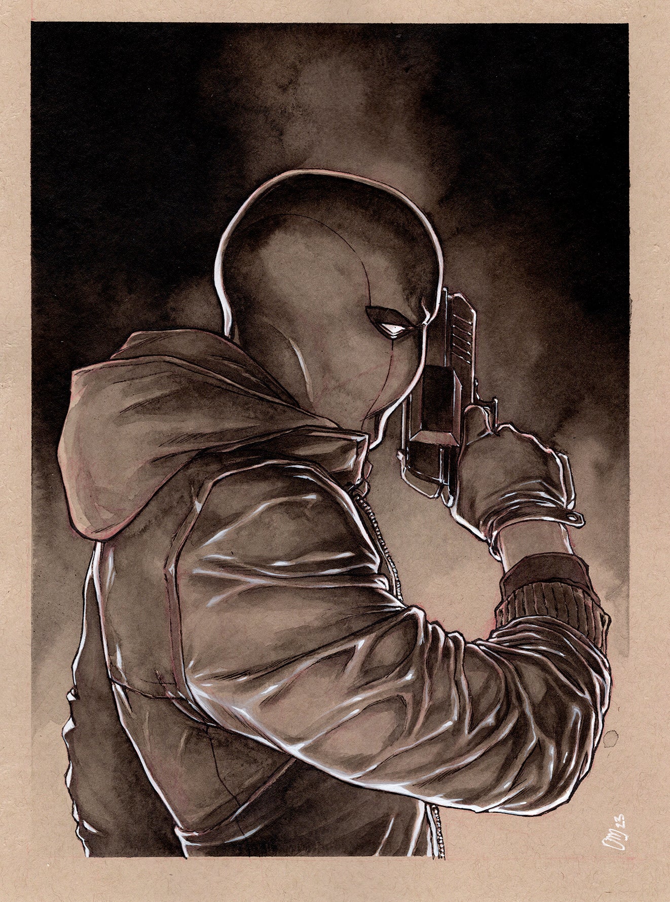 Guillaume Martinez Original Art Red Hood Illustration