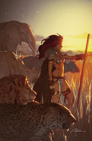Red Sonja: Birth of the She-Devil #4 250 Limited Charity Virgin Cover by Gerald Parel