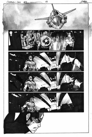 Dike Ruan Original Art Shang-Chi #2 Featuring Captain America Page 19