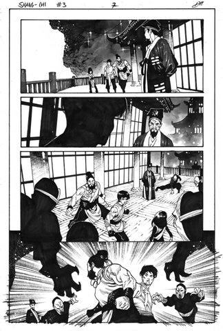 Dike Ruan Original Art Shang-Chi #3 Page 7