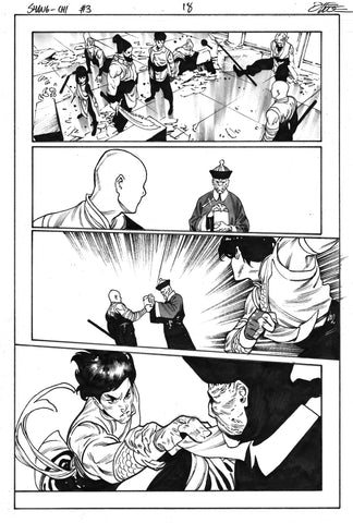 Dike Ruan Original Art Shang-Chi #3 Page 18