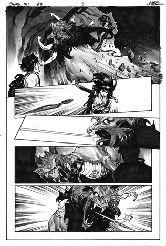 Dike Ruan Original Art Shang-Chi #4 Page 5