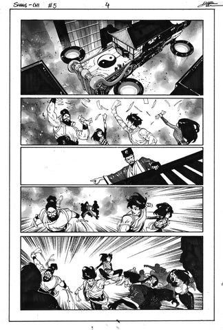 Dike Ruan Original Art Shang-Chi #5 Page 4