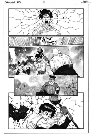 Dike Ruan Original Art Shang-Chi #5 Page 8