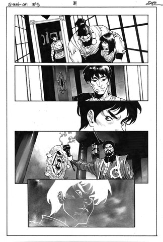 Dike Ruan Original Art Shang-Chi #5 Page 21