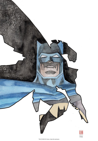 David Mack Batman NYCC Metaverse 12x18" Limited Edition Giclee