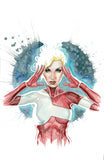 David Mack Original Art Saturn Girl Legion of Super-Heroes #8 Splash Page