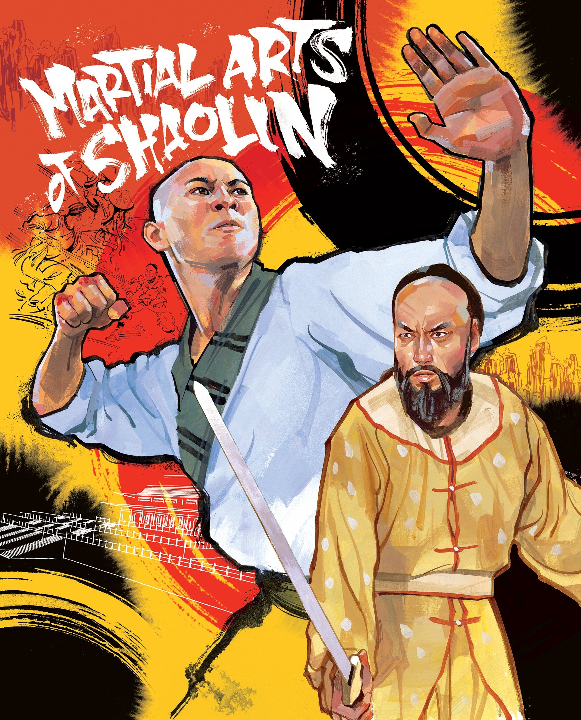 Kagan McLeod Original Art Martial Arts of Shaolin Movie Poster Jet