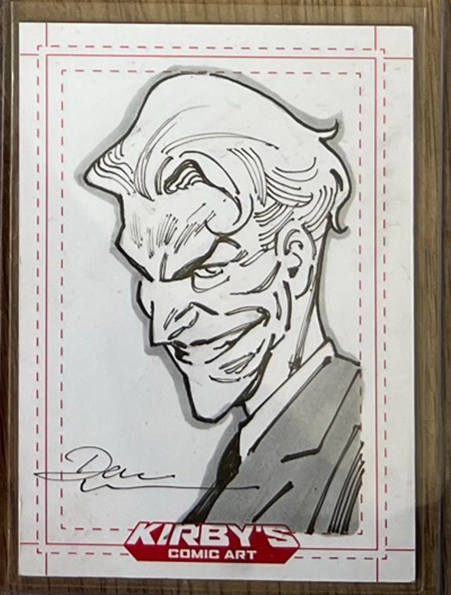 Dike Ruan Original Art Joker Sketch Card