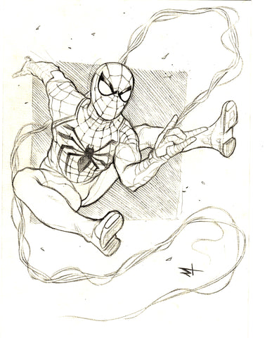 Marco Turini Original Art Spider-Man Concept 1 Illustration