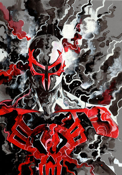 Vincenzo Riccardi Original Art Spider-Man 2099 Illustration