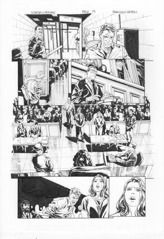 Francesco Mobili Original Art Symbiote Spider-Man Absolute Carnage #1 Page 19
