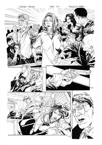 Francesco Mobili Original Art Symbiote Spider-Man Absolute Carnage #1 Page 20
