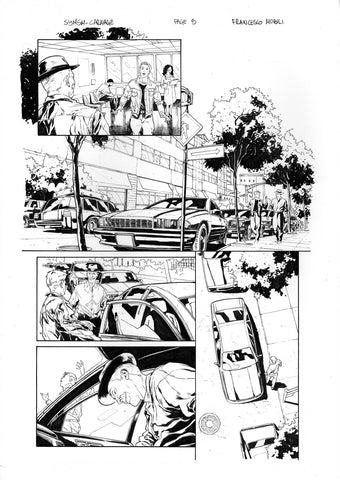 Francesco Mobili Original Art Symbiote Spider-Man Absolute Carnage #1 Page 5