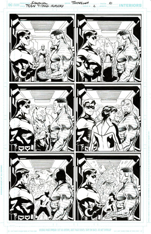 Rafa Sandoval Original Art Teen Titans Academy #2 Page 10